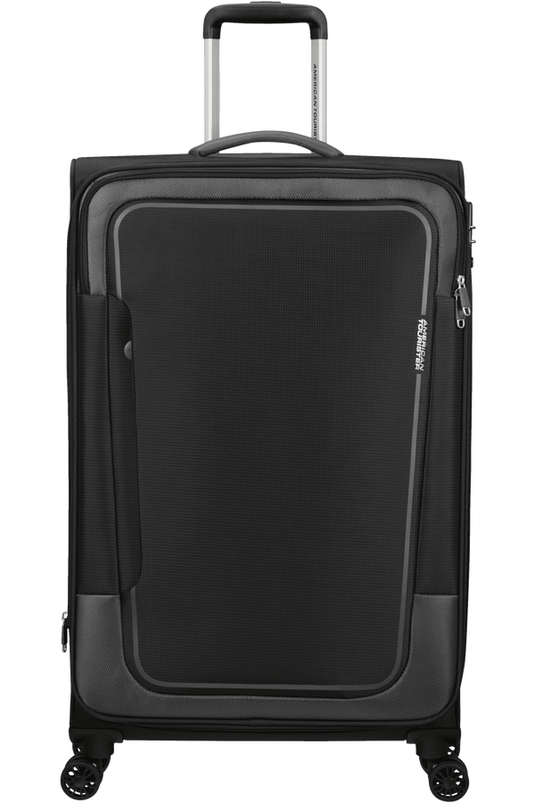 American Tourister Pulsonic Spinner Expandable 81cm  Aszfalt fekete