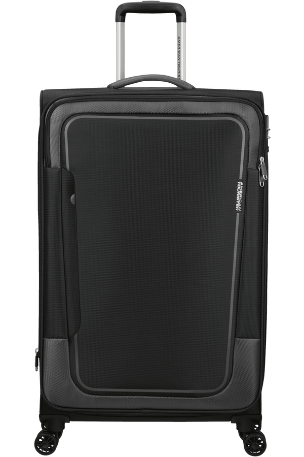 American Tourister Pulsonic Spinner Expandable 81cm Aszfalt fekete