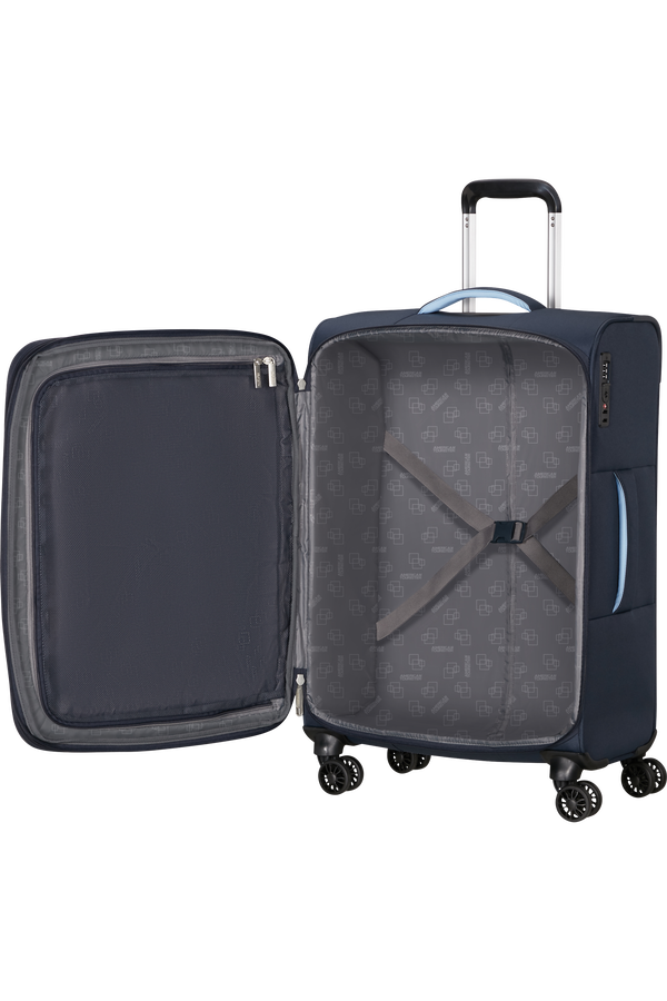 American Tourister Cloudrider Spinner EXP TSA M  Sky Navy