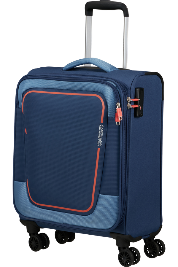 American Tourister Pulsonic Spinner Expandable 55cm  Sötétkék