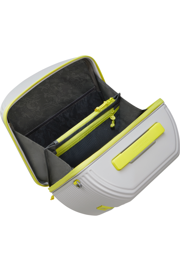 American Tourister Rollio Beauty Case  Light Grey/Lime