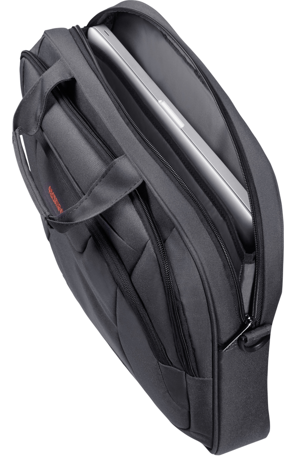 American Tourister At Work Laptop Bag  15.6inch Grey/Orange