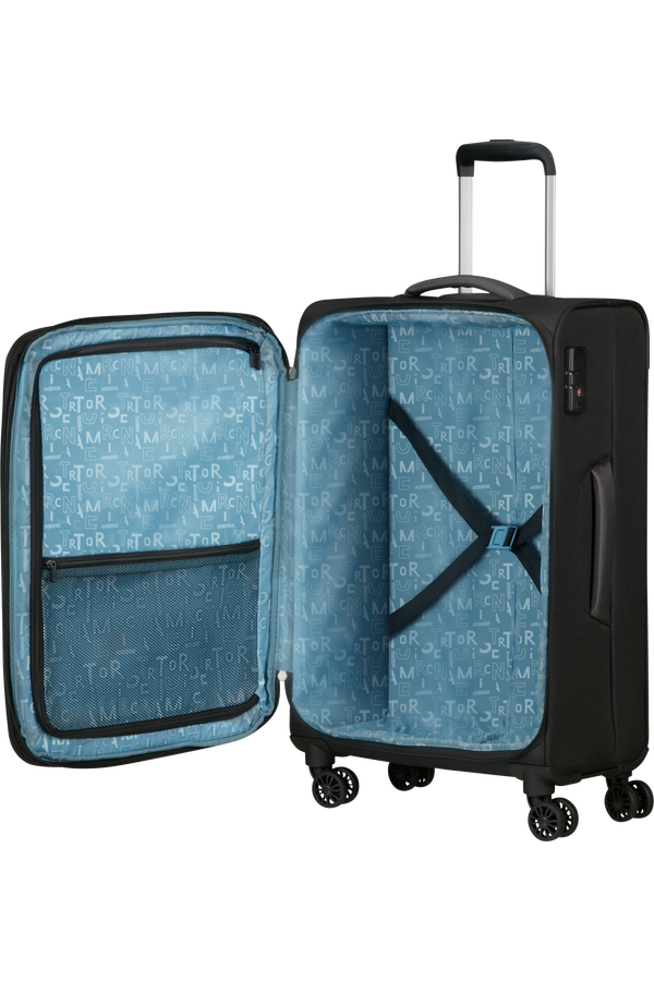 American Tourister Pulsonic Spinner Expandable 68cm  Aszfalt fekete