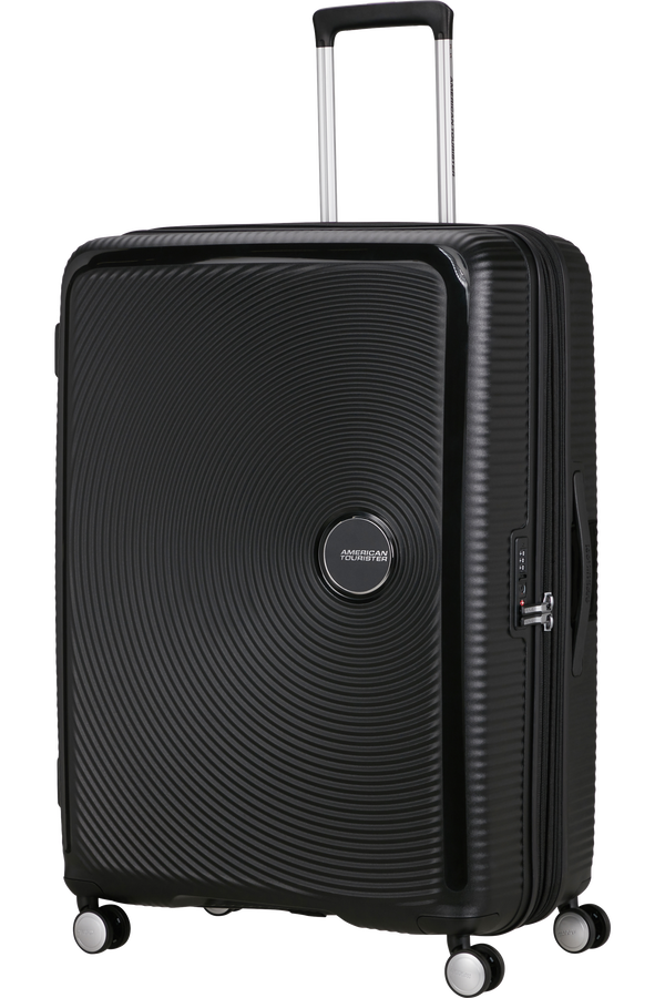 American Tourister SoundBox Spinner TSA Expandable 80cm  Mély fekete