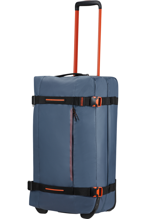 American Tourister Urban Track Duffle with Wheels Coated M  K&eacute;k/Narancs