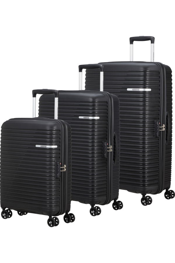 American Tourister Liftoff 3 PC Set A  Fekete