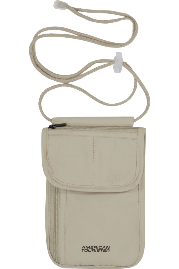 American Tourister American Tourist. Ta RFID Security Neck Pouch  Sand