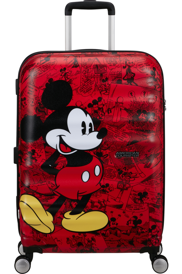 American Tourister Disney Wavebreaker Spinner TSA Disney Fl 67cm  Mickey, piros