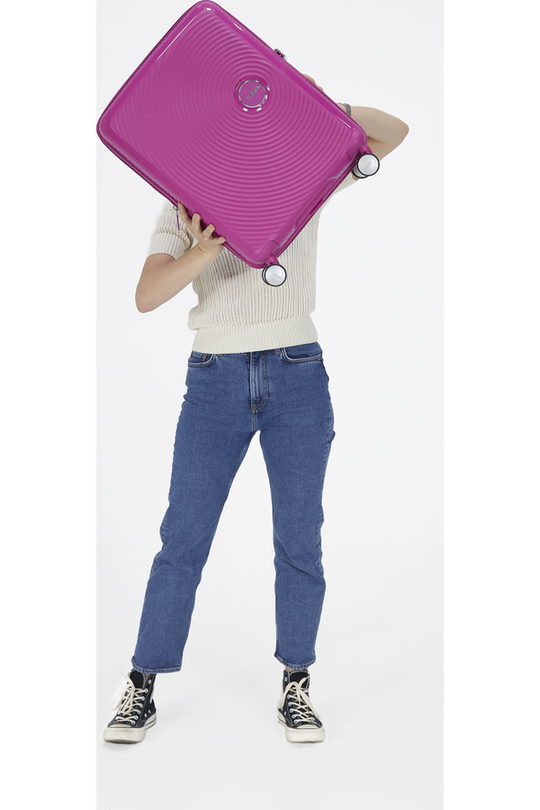 American Tourister Soundbox Spinner TSA Expandable 55cm  Magenta American Tourister Soundbox Spinner TSA Expandable 55cm  Magenta