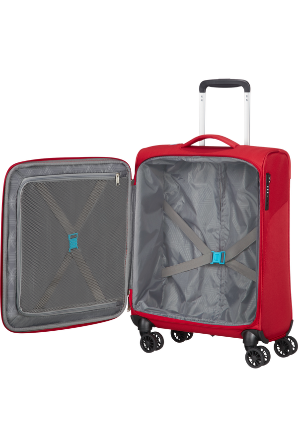 American Tourister Summerfunk Spinner Strict TSA 55cm  Red American Tourister Summerfunk Spinner Strict TSA 55cm  Red