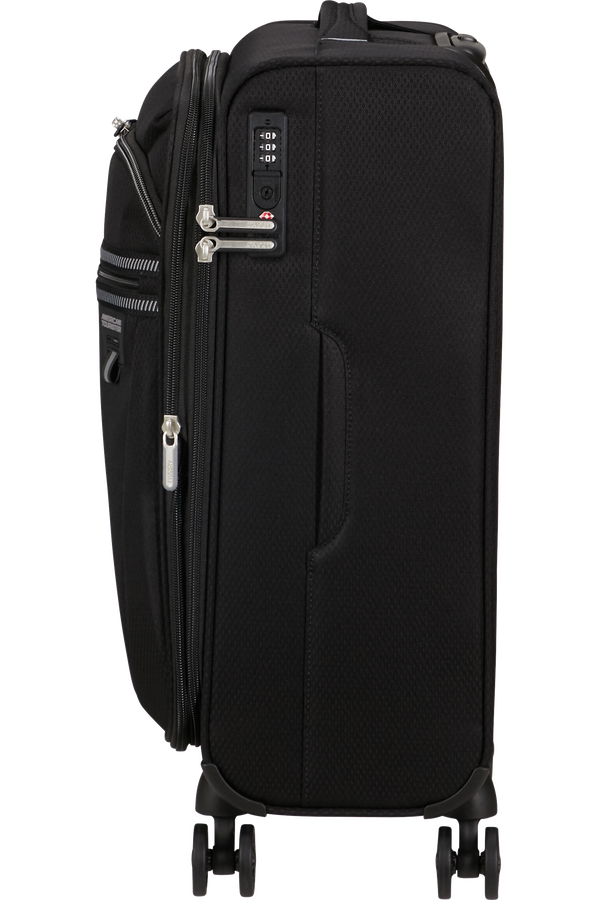 American Tourister Aerospin Spinner Expandable S  Fekete