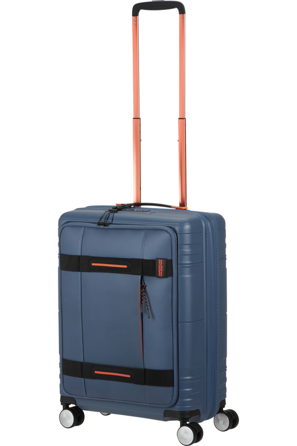 American Tourister Hello Cabin Spinner Exp Coated 55cm  K&eacute;k/Narancs