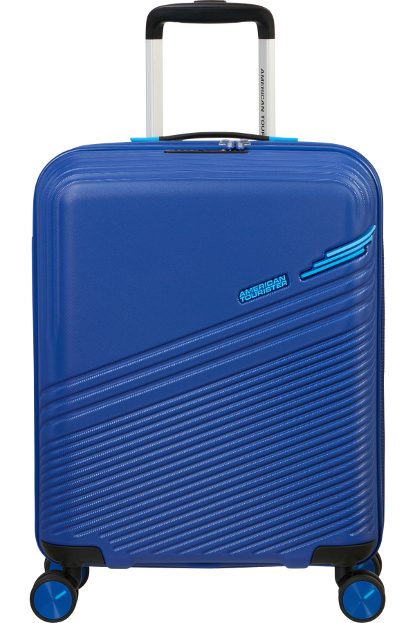 American Tourister Triple Trace Spinner TSA Expandable 55cm  Navy/Blue