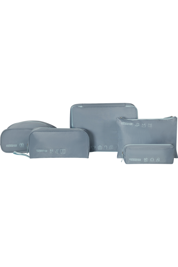 American Tourister American Tourist. Ta Packing Organizers 5Pcs  Stone Blue/Blue