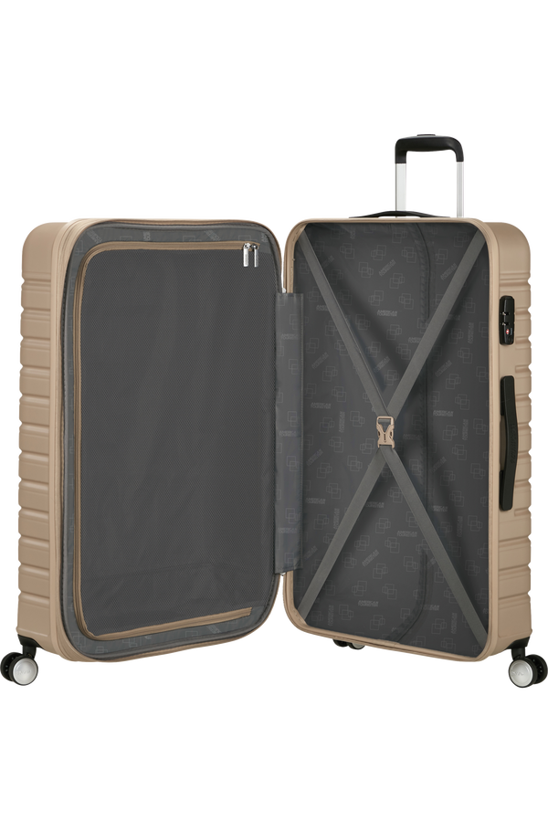 American Tourister Flashline Spinner 78/29 EXP TSA  Ivory Gold