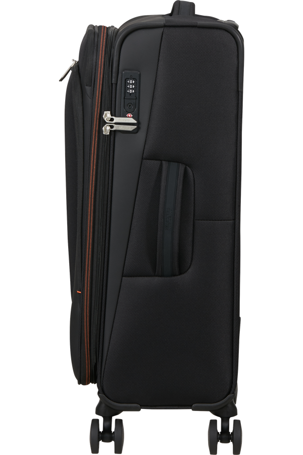 American Tourister Wanderlite Spinner EXP TSA M  Shadow Black