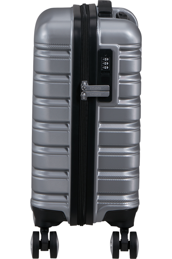 American Tourister Flashline Spinner Underseater Removable Wheels 45cm  Sky Silver