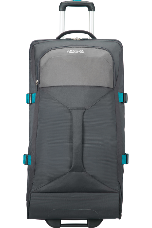 American Tourister Road Quest Duffle with Wheels L  Grey/Turquoise