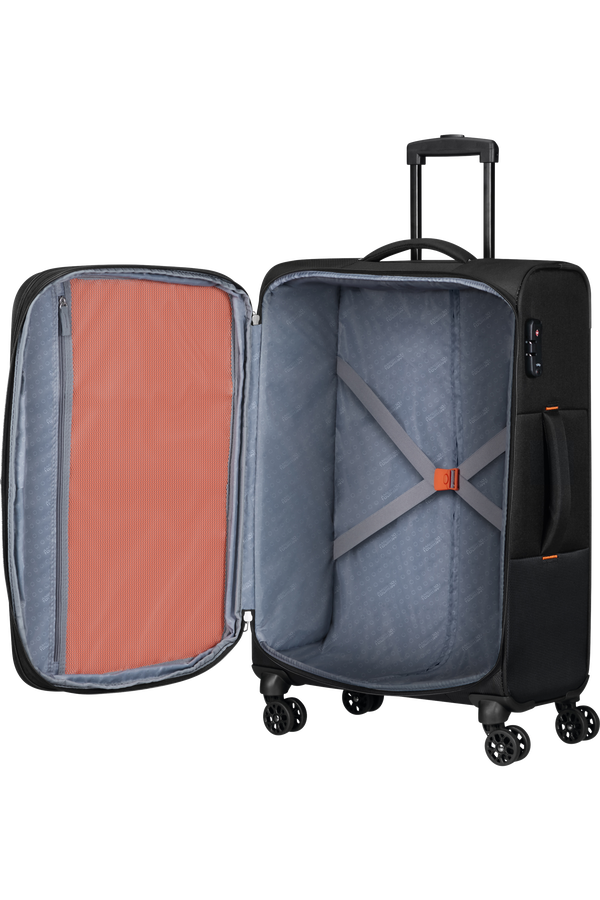 American Tourister Sun Break Spinner M 68/25 TSA EXP 68cm  Fekete