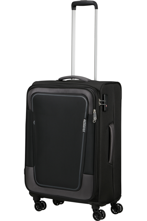 American Tourister Pulsonic Spinner Expandable 68cm  Aszfalt fekete