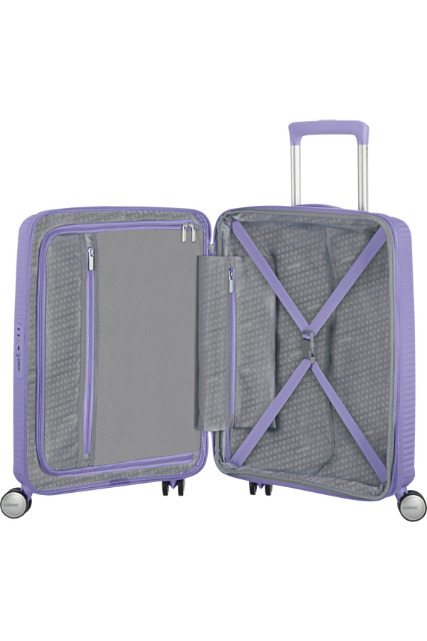 American Tourister Soundbox Spinner Expandable 55cm  Lavender