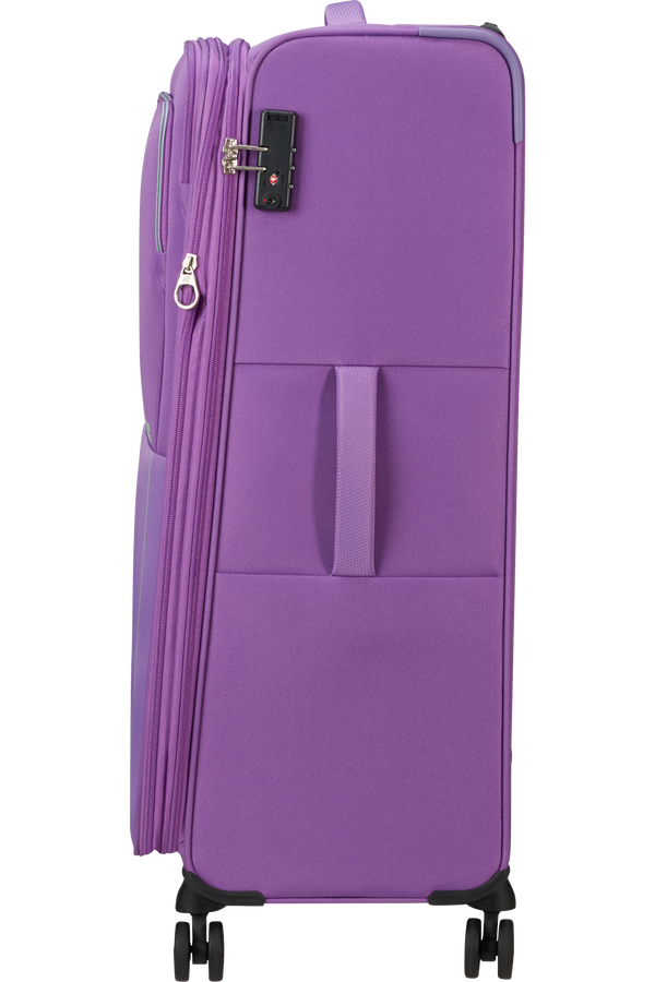 American Tourister Air Wave Spinner EXP TSA L  Purple/Aqua