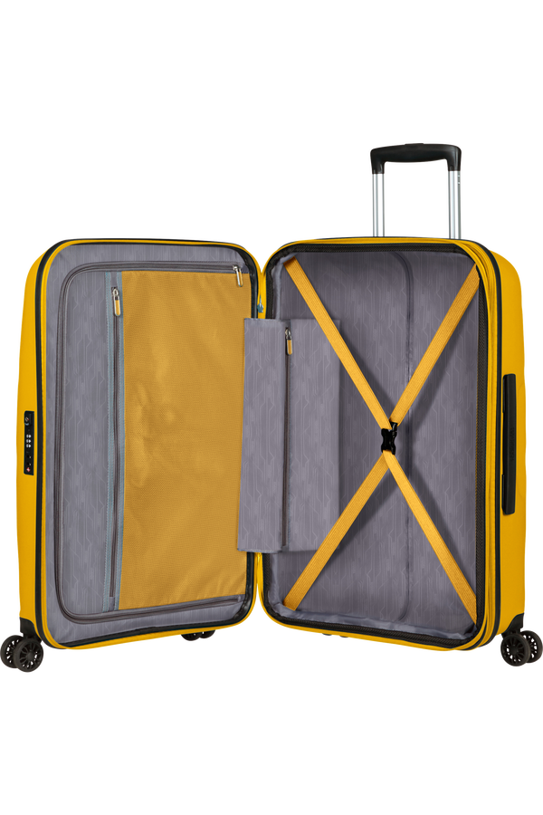 American Tourister Bon Air Dlx Spinner TSA Expandable 66cm  Light Yellow