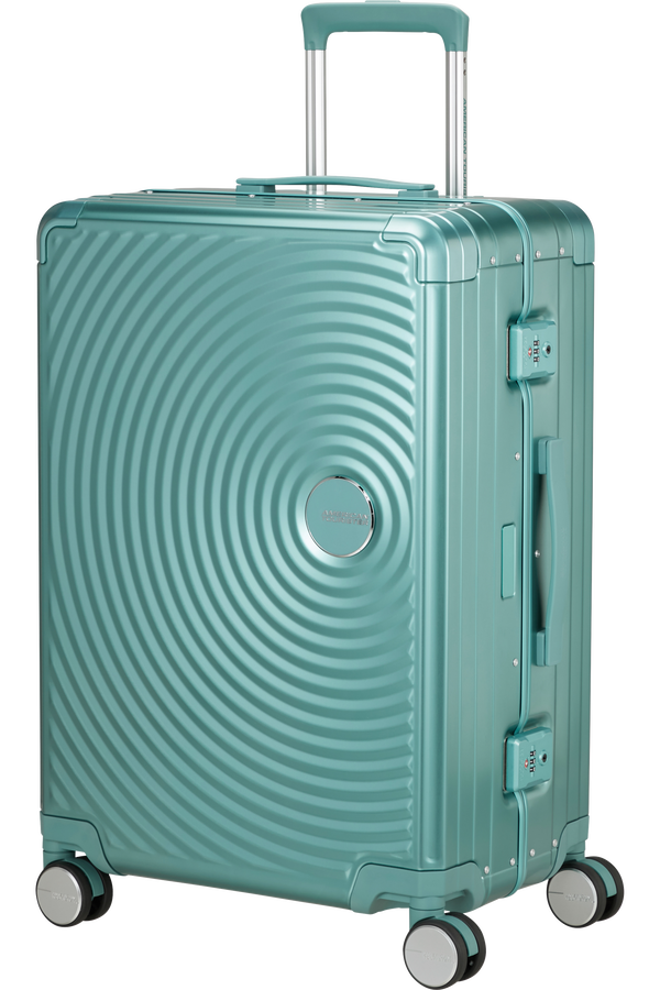 American Tourister Soundbox Alu Spinner TSA 68cm  Dusty Turquoise