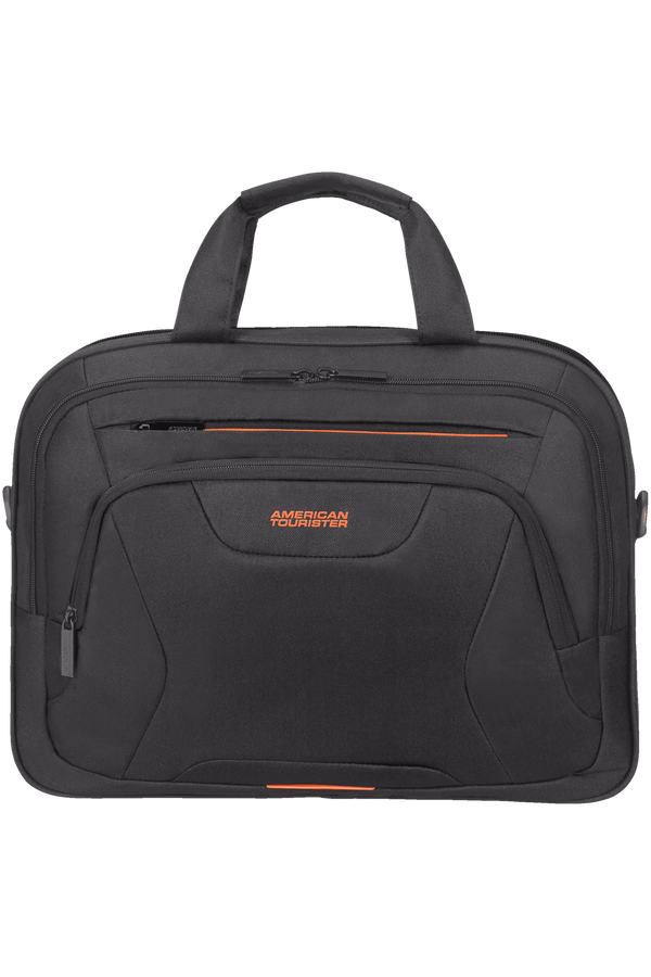 American Tourister At Work Laptop Bag  15.6inch Black/Orange