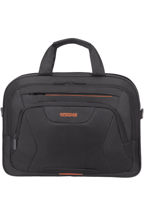 American Tourister At Work Laptop Bag 15.6inch Black/Orange