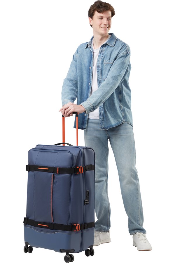 American Tourister Urban Track Spinner L TSA Coated 79cm  Kék/Narancs American Tourister Urban Track Spinner L TSA Coated 79cm  Kék/Narancs