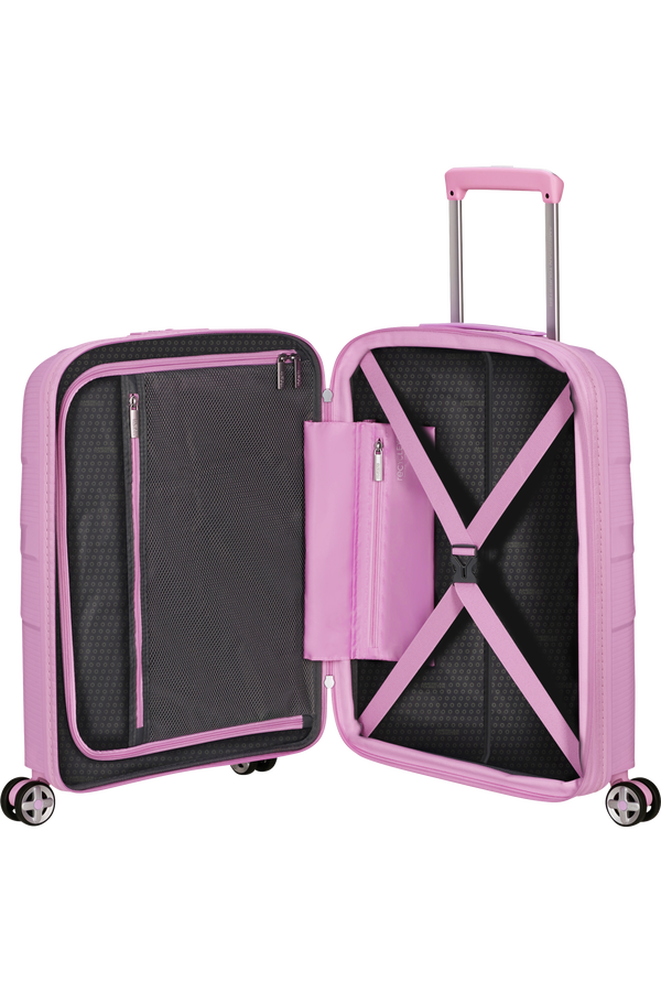 American Tourister StarVibe Spinner Expandable TSA 55cm  Metallic Pastel Lavender