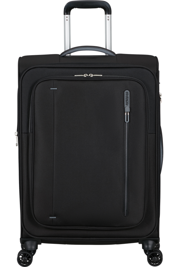 American Tourister Cloudrider Spinner EXP TSA M  Koromfekete