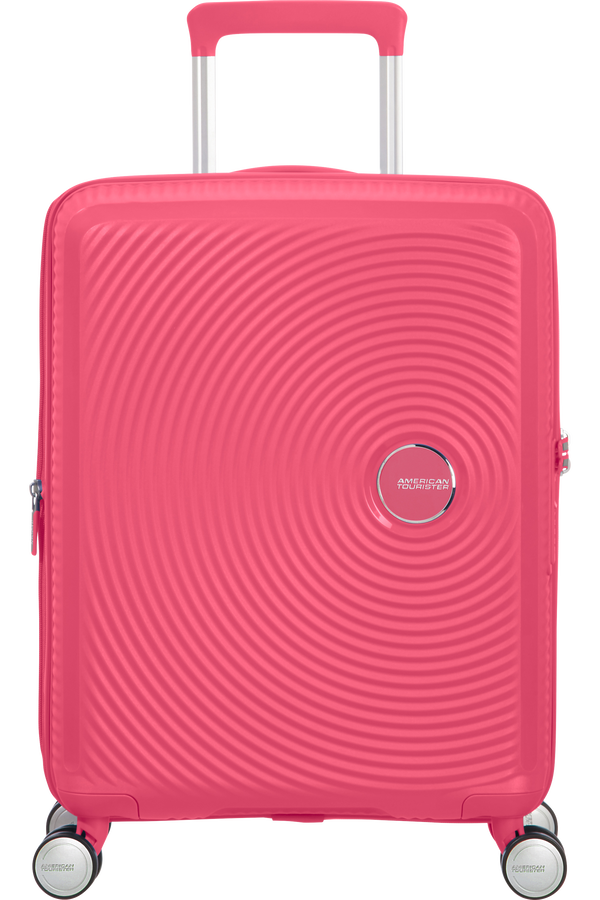 American Tourister Soundbox Spinner Expandable 55cm  HOT PINK