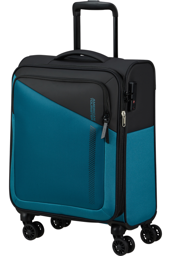 American Tourister Daring Dash Spinner Expandable TSA S  Fekete/K&eacute;k
