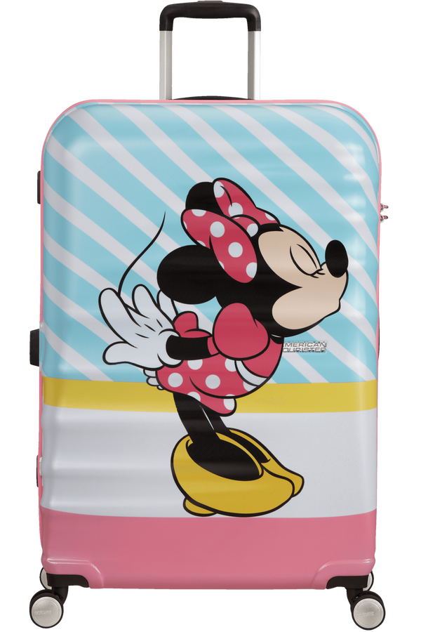 American Tourister Wavebreaker Disney Spinner 77cm  Minnie Pink Kiss