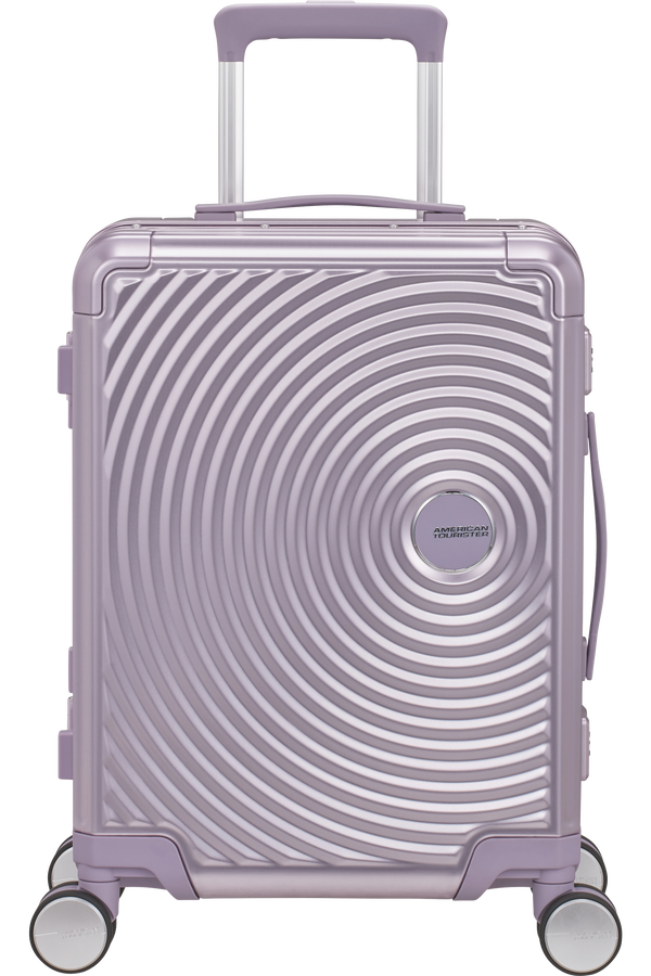 American Tourister Soundbox Alu Spinner TSA 55cm Stormy Lilac