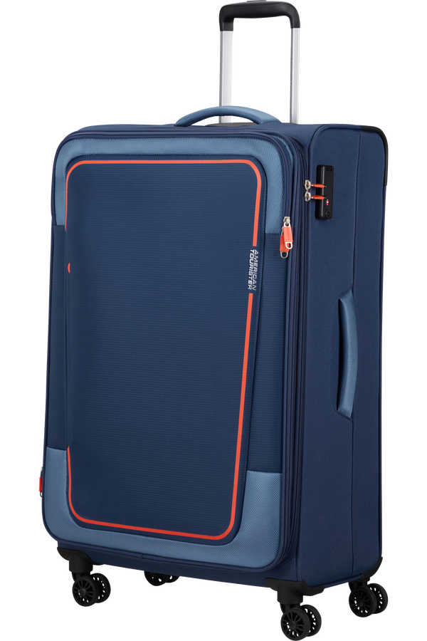 American Tourister Pulsonic Spinner Expandable 81cm  Sötétkék American Tourister Pulsonic Spinner Expandable 81cm  Sötétkék