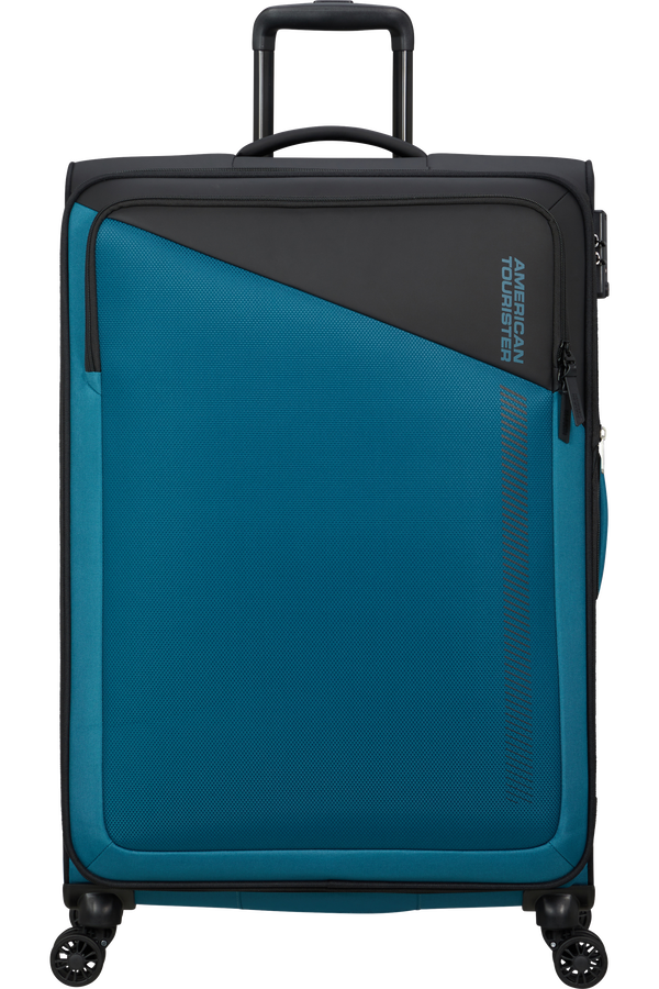 American Tourister Daring Dash Spinner Expandable TSA L  Fekete/K&eacute;k