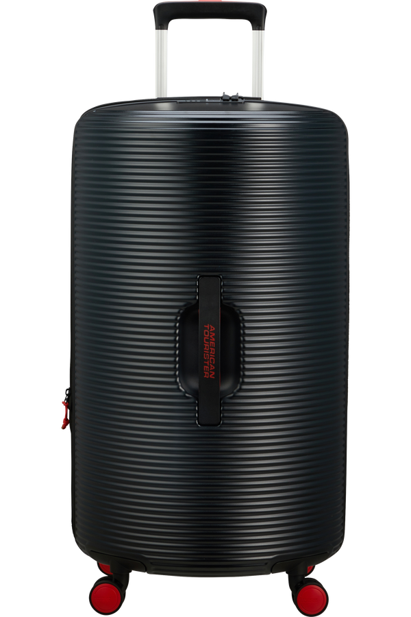 American Tourister Rollio Spinner 75cm  Fekete/piros