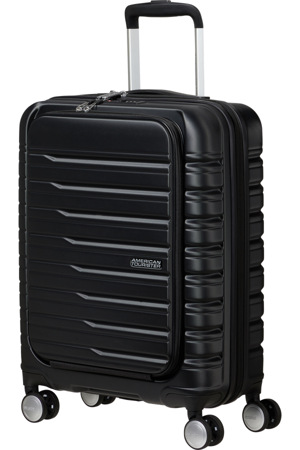 American Tourister Flashline SPIN. 55/20 FRONTLOADER  Shadow Black American Tourister Flashline SPIN. 55/20 FRONTLOADER  Shadow Black