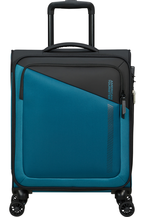 American Tourister Daring Dash Spinner Expandable TSA S  Fekete/K&eacute;k