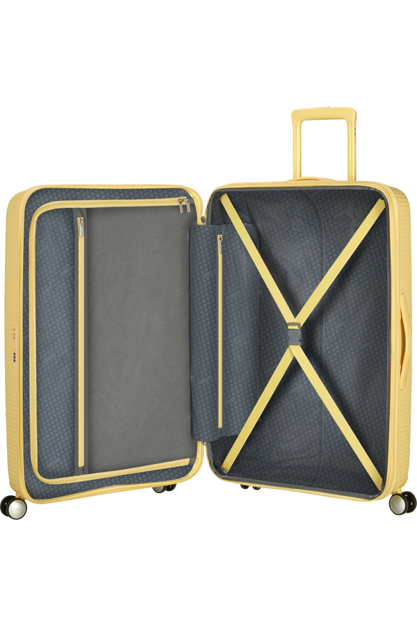 American Tourister SoundBox Spinner TSA Expandable 77cm  Pastel Yellow