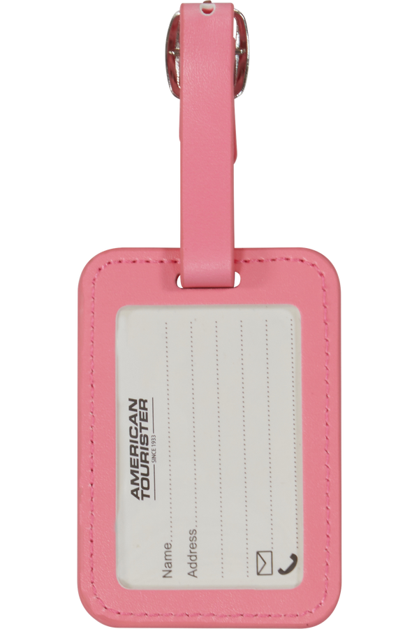 American Tourister American Tourist. Ta Luggage Tag X2  Pink Glitch