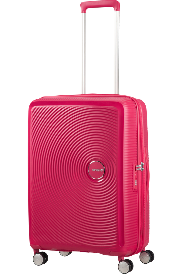 American Tourister Soundbox Spinner poszerzany 67cm Lightning Pink