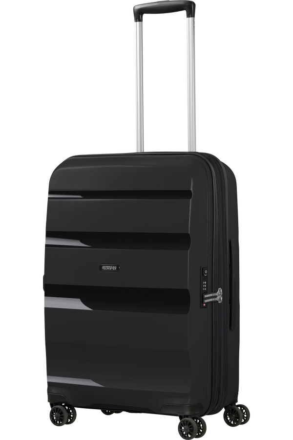 American Tourister Bon Air Dlx Spinner TSA Expandable 66cm  Black American Tourister Bon Air Dlx Spinner TSA Expandable 66cm  Black