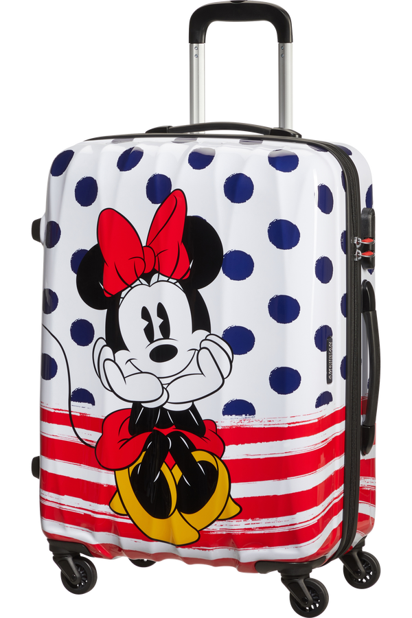 American Tourister Disney Legends Spinner 65cm  Minnie Blue Dots