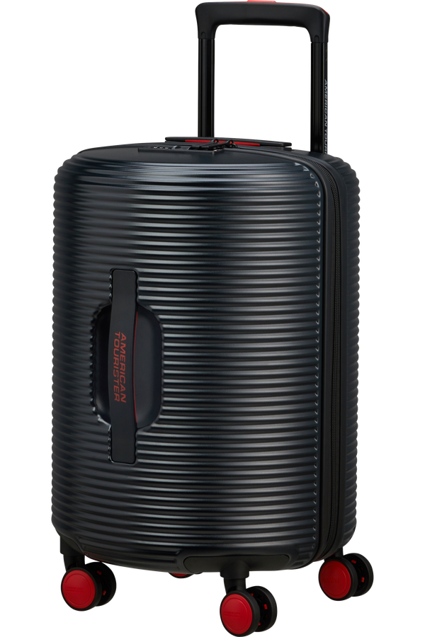 American Tourister Rollio Spinner 52cm  Fekete/piros