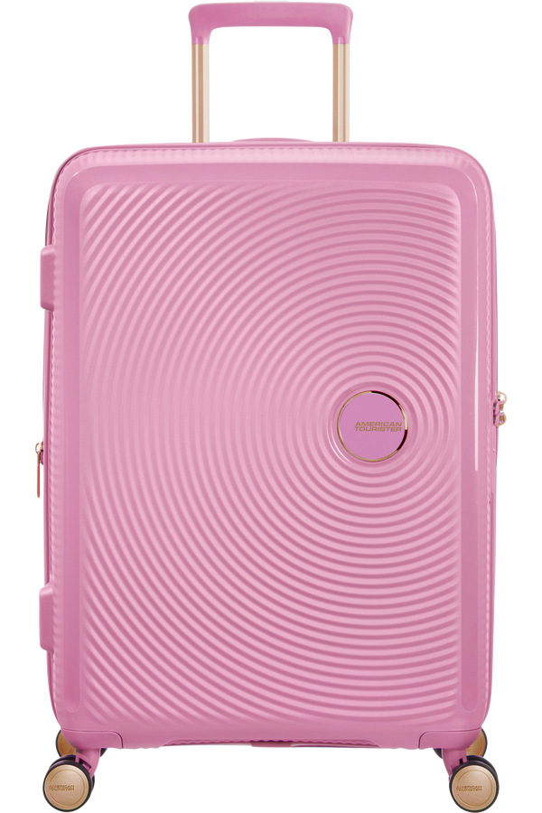 American Tourister Soundbox Spinner TSA Expandable 67cm  Pearl Pink/Gold