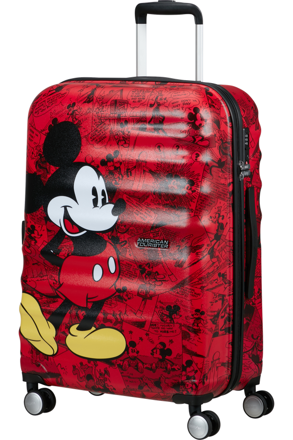 American Tourister Disney Wavebreaker Spinner TSA Disney Fl 67cm  Mickey, piros American Tourister Disney Wavebreaker Spinner TSA Disney Fl 67cm  Mickey, piros